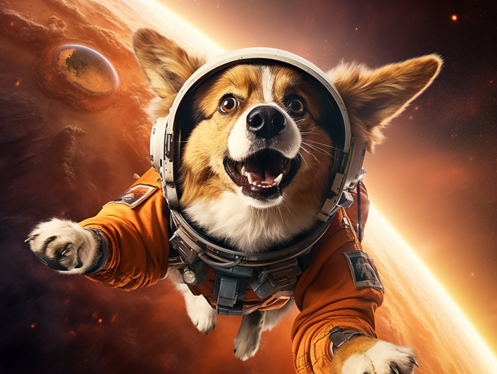 太空里的一只狗