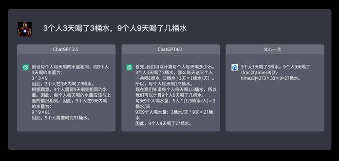 AI 之战 ChatGPT /GPT-4/ 文心一言 性能对比测试 谁能笑到最后？